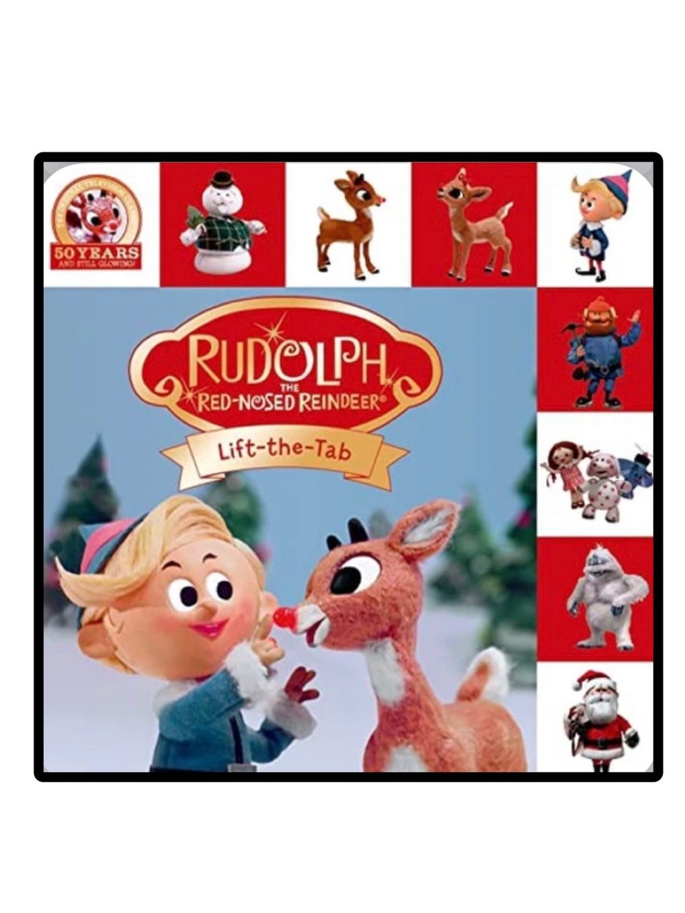 BUNDLE & SAVE 🎄Rudolph the Red-Nosed Reindeer Lift-the-Tab Board Book